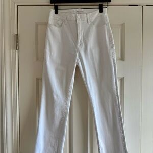 Good American White Straight Leg Jeans